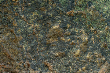 The texture of dry rocky ground. Abstract background, top view.