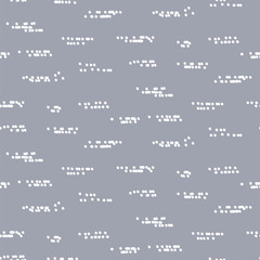 Hand drawn dots abstract seamless simple blue pattern.