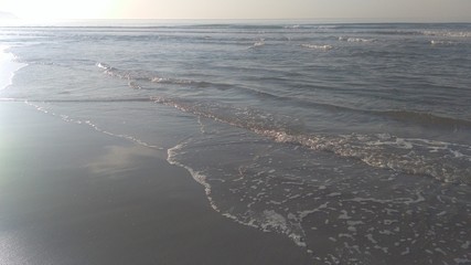 waves on beach