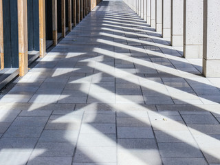 game of shadows, modern stylish architectural composition