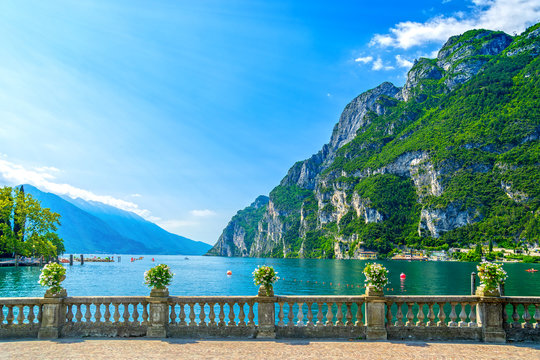 Riva del Garda, Trentino, Italy, by Garda lake