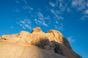 Fototapeta na wymiar rock formations in the Alabama Hills of the Eastern Sierra Nevada mountains California USA