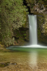 Waterfall Grmečica in slow motion