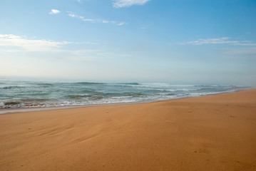 Beach of Carais photographed in Guarapari, Espirito Santo, Southeast of Brazil. Atlantic Forest...