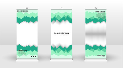 Vertical banner template design. can be used for brochures, covers, publications, etc. futuristic background patterns geometric concepts, colorful creative designs