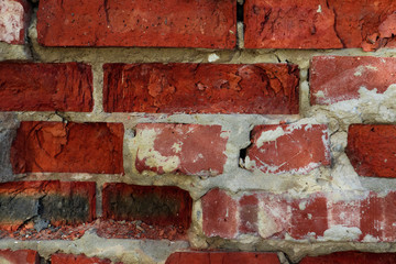 red brick wall background