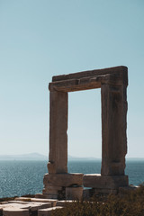 Fototapeta premium Ancient Greek ruin historic monument
