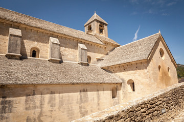 Church at Abbaye de Senanque, Gordes village, Vaucluse region, Provence, France