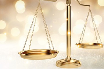 Scales of justice.
