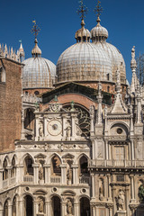 Obraz premium Views of streets and canals in Venice Italy