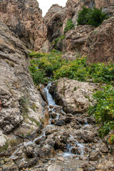 Mountain and little waterfall