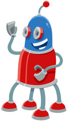 robot cartoon funny fantasy character