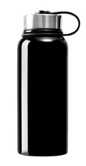 Black thermos bottle