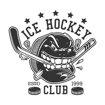 Ice Hockey Sport Club, Puck Teeth Break Stick