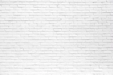 Papier Peint photo autocollant Mur de briques white brick wall may used as background