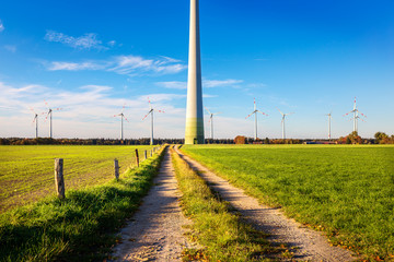 Windmills in the Neudorfer Moor