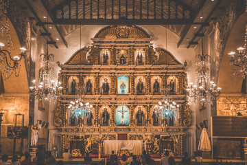 Views of Cebu church in central Philippines