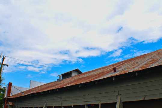 roof of an old house