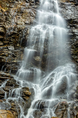 Fototapeta na wymiar Scorus waterfall, Valcea county, Romania