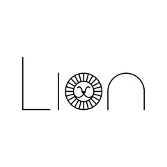 lion logotype template