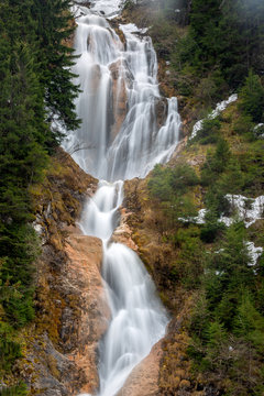 Cailor waterfall, Maramures county, Romania 