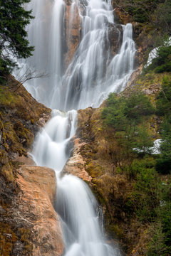 Cailor waterfall, Maramures county, Romania 