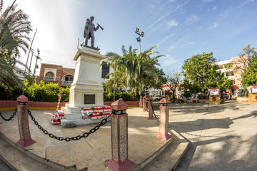 Riohacha's park from Colombia