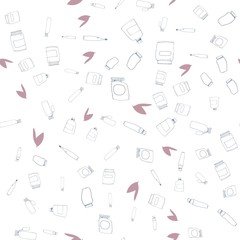 Bottles seamless pattern for your design.