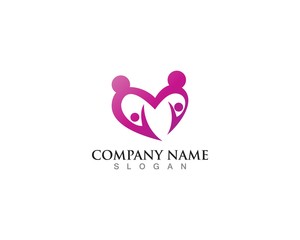 People community logo and vector template design