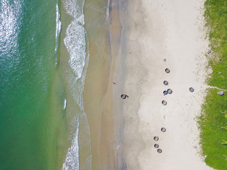 Beach view in Da Nang, Central Vietnam
