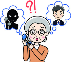 年寄りを狙うオレオレ詐欺