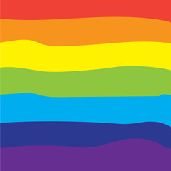 rainbow background in doodle style for multi purpose background or element vector