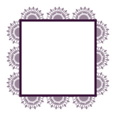 Mandale frame of bohemic concept