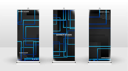 Vertical banner template design. can be used for brochures, covers, publications, etc. vector illustration