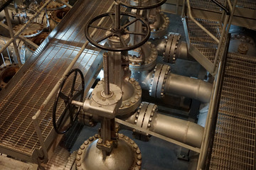 Industrial machinery at nuclear reactor
