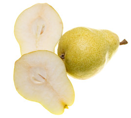 Fototapeta premium pear fruit on a white background