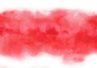 Adstract fresh red watercolor hand painting background for decoration on valentine's festival, Christmas holiday events and horrible concept artwork design.