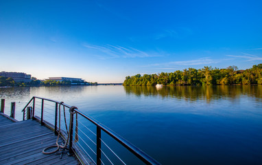 Georgetown Waterfront Park is beutifle place for kayaking, jogging and cycling backdrops.
