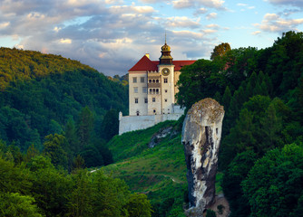 Pieskowa Skala Castle, located in Ojcowski National Park