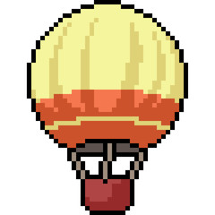 vector pixel art balloon