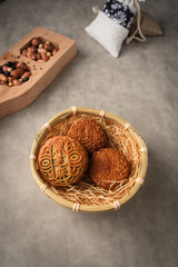 Chinese traditional festival Mid-Autumn Festival delicious mooncakes