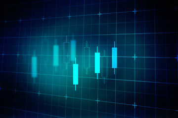 2D Digital Abstract Business Networking background