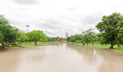Beautiful view of Chatuchak Park in Bangkok