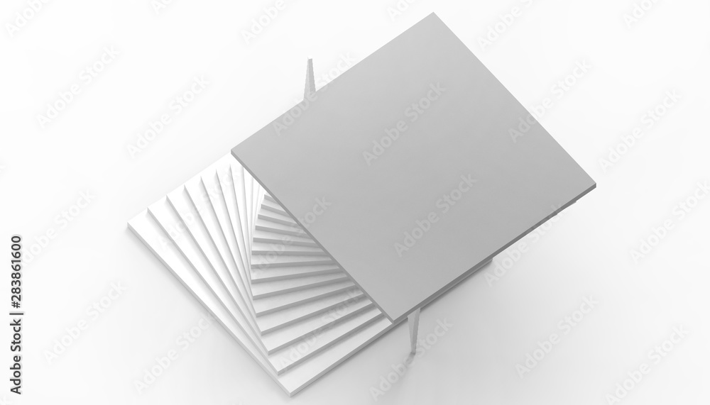 Poster abstract geometric dynamic spiral minimal style spiral modern art monotone concept black and white b