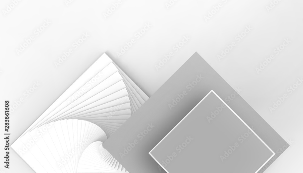 Poster abstract geometric dynamic spiral minimal style spiral modern art monotone illusion concept black an