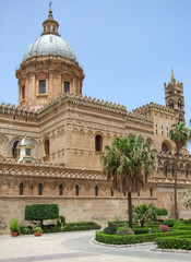 Fototapeta na wymiar Palermo Cathedral