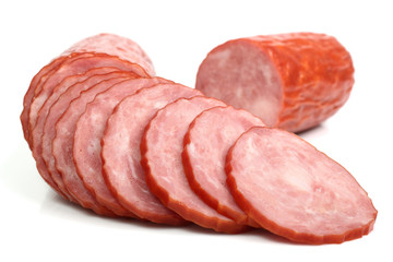 Sausage. Kielbasa krakowska sucha.