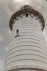 Fototapeta na wymiar historic lighthouse Malabrigo Point Lighthouse