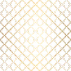Art Deco Pattern. Seamless white and gold background