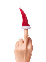 Middle finger gesture